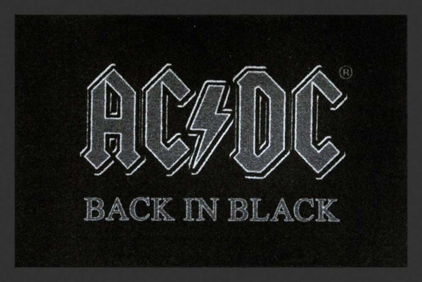 Fußmatte - AC/DC Back In Black