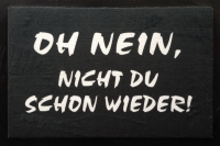 Fußmatte - Türmatten - Oh Nein! Nicht du schon...