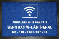 Fußmatte - Aufräumen WLAN