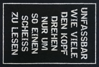 Fußmatte - Unfassbar