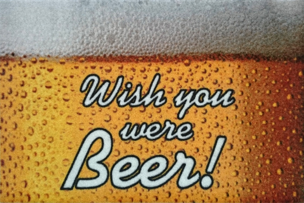 Fußmatte - Wish you were Beer