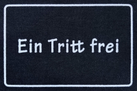 Fußmatte - Ein Tritt frei