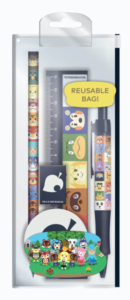 Schreibwaren-Set Animal Crossing - Villager Squares Künstlerbedarf
