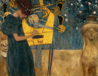 Klimt, Gustav - Kunstdruck - Die Musik