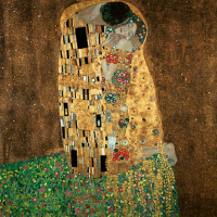 Klimt, Gustav - Kunstdruck - Der Kuss