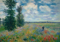 Monet, Claude - Kunstdruck - Les Coquelicots