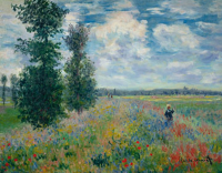 Monet, Claude - Kunstdruck - Les Coquelicots