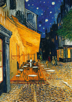 Van Gogh, Vincent - Kunstdruck - Café Terrasse am...