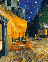 Van Gogh, Vincent - Kunstdruck - Café Terrasse am...