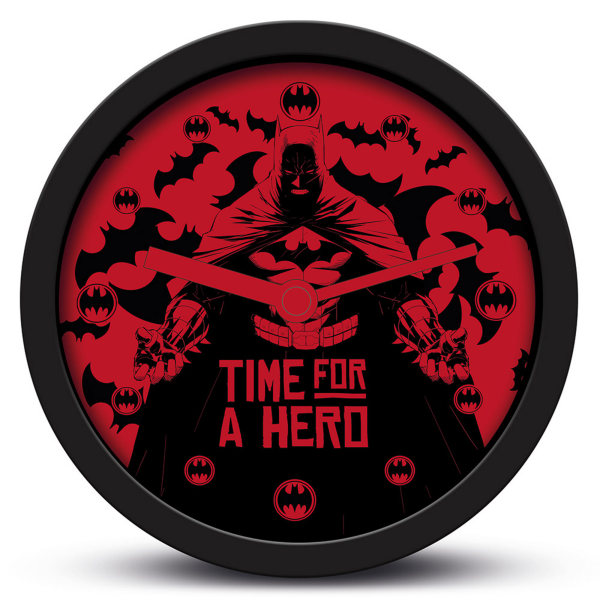 Wecker - Wand-Uhren - DC Comics - Batman - Time For A Hero