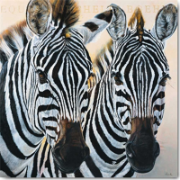 Beck, Danielle - Kunstdruck - Zèbres de Gol