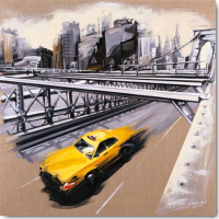 Blondel, Sandrine - Kunstdruck - New York - Brooklyn Bridge