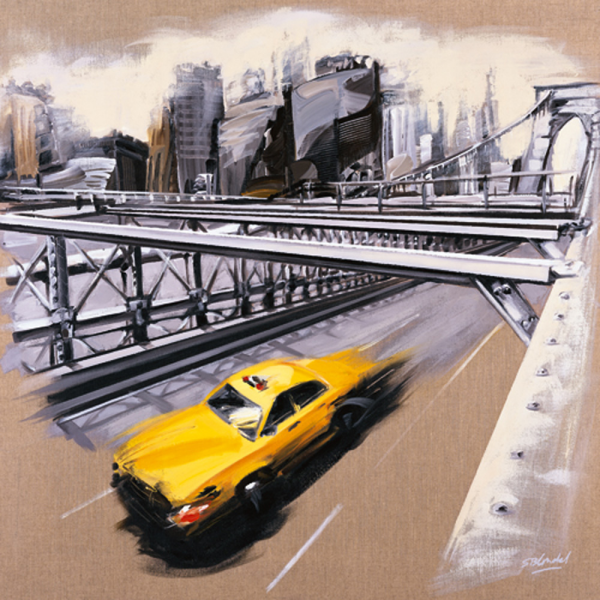 Blondel, Sandrine - Kunstdruck - New York - Brooklyn Bridge