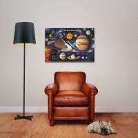 Educational - Bildung - Poster - Solar System - Sonnensystem