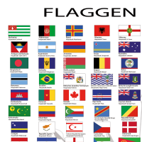 MB 133 Flaggen der Welt mit Hauptstädten