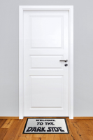 Fußmatte - Türmatten - Welcome to the Dark Side - Galaxis white