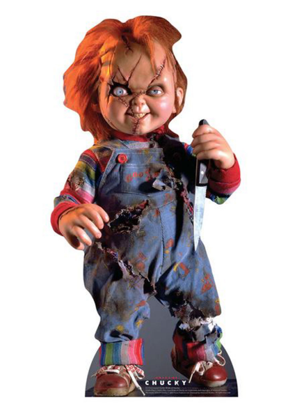 Halloween Pappaufsteller Scarred Chucky