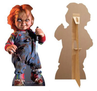 Halloween Pappaufsteller Scarred Chucky
