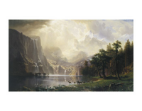 Bierstadt, Albert Among the Sierra Nevada, Calif Kunstdruck