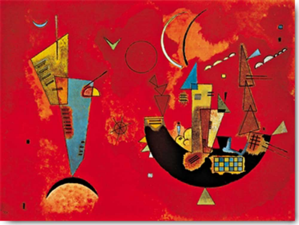 Kandinsky, Wassily - Kunstdruck - Mit und Gegen