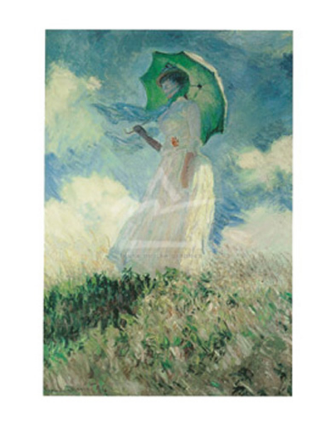 Monet, Claude - Kunstdruck - Woman with Parasol