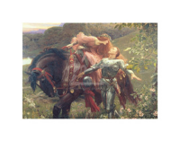 Dicksee - Kunstdruck - La belle dame sans merci