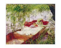 Sargent - Kunstdruck - Two Women Asleep in a Punt