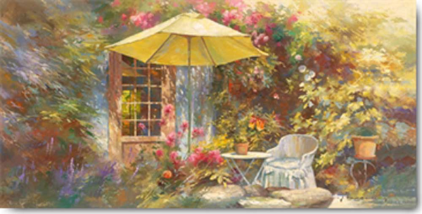 Messely, Johan - Kunstdruck - La terrasse de Marie