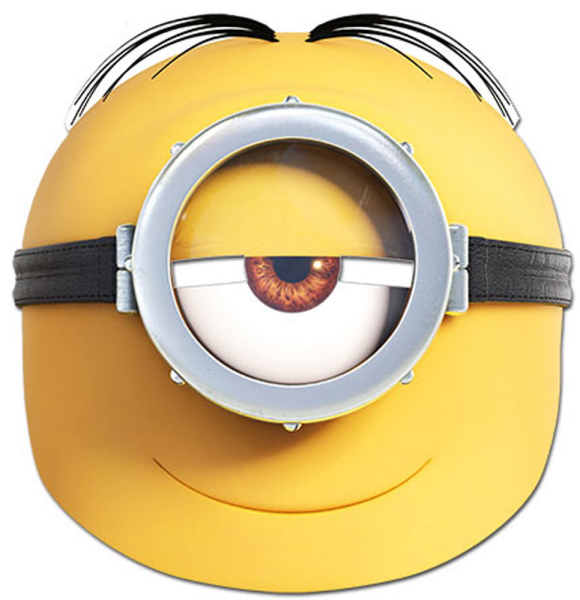 Minions - Masken - Stuart Maske