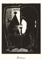 Picasso, Pablo - Kunstdruck - Figure stylisee (serigraph)