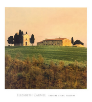 Carmel, Elisabeth - Kunstdruck - Evening Light, Tuscany