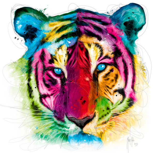 Murciano, Patrice - Kunstdruck - Tiger Pop