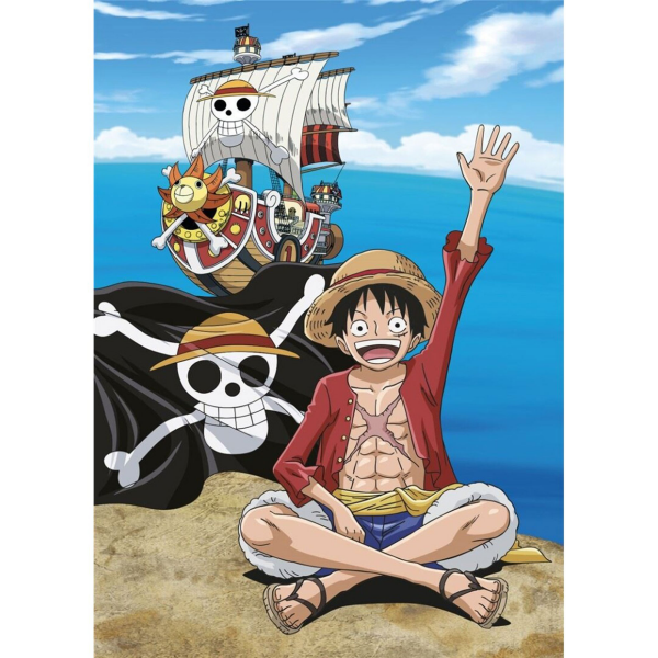 One Piece - Strandtuch - Piraten - Fleecedecke