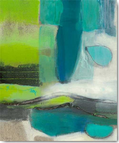 Runde-Witjes, Mechtild - Kunstdruck - Grüne Dinge tun I