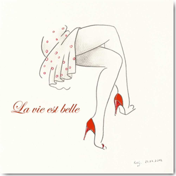 Schneider, Rosy - Kunstdruck - Serie Beine III