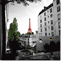 Valverde, Anne - Kunstdruck - Stairway to Eiffel