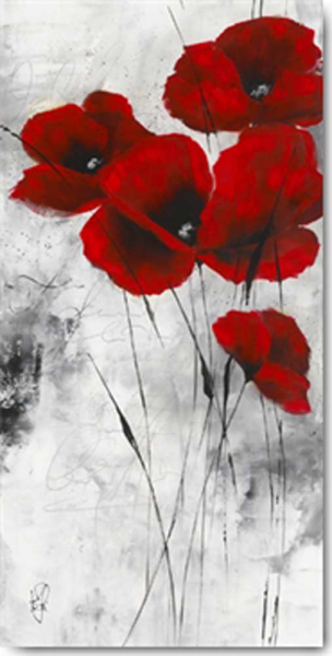 Zacher-Finet, Isabelle - Kunstdruck - Pavot d hiver IX