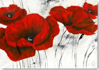 Zacher-Finet, Isabelle - Kunstdruck - Pavot d´hiver V