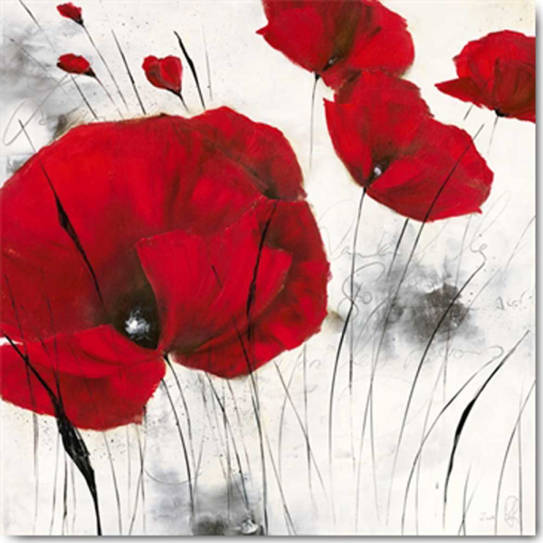 Zacher-Finet, Isabelle - Kunstdruck - Pavot d´hiver VI