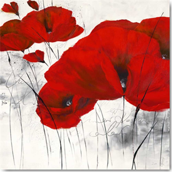 Zacher-Finet, Isabelle - Kunstdruck - Pavot d´hiver VII