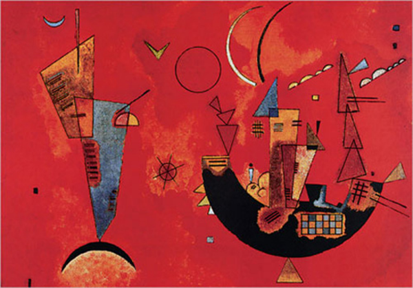 Kandinsky, Wassily - Kunstdruck - Mit und Gegen