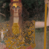 Klimt, Gustav - Kunstdruck - Athene