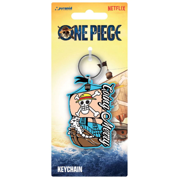 One Piece - The Going Merry - Gummi Schlüsselanhänger Keyring - 4,5x6 cm