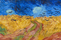 Vincent van Gogh - Kunstdruck - Weizenfeld mit Raben