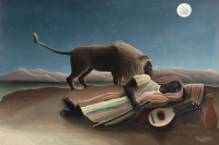 Henri Rousseau - Kunstdruck - Die schlafende Zigeunerin