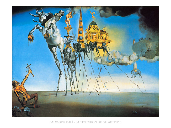 Dali, Salvador - Kunstdruck - La tentation de St. Antoine