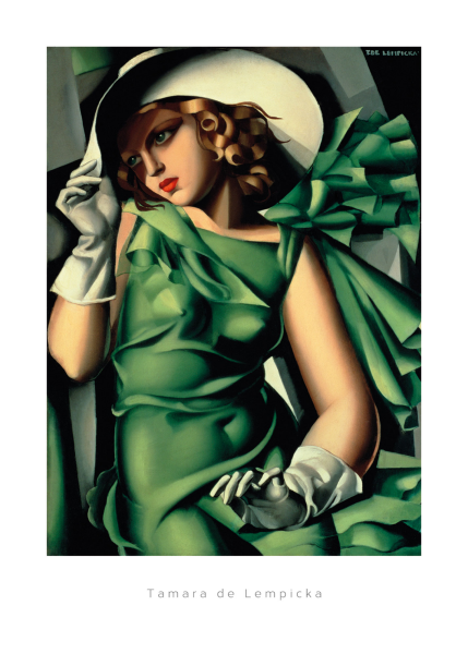 Tamara De Lempicka - Kunstdruck - Young Lady with Gloves