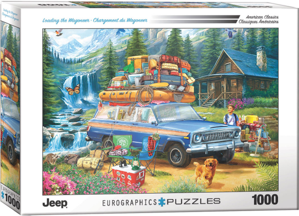 1000 Teile Puzzle - Puzzle - Jeep - Loading the Wagoneer