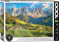 1000 Teile Puzzle - Puzzle - Dolomiten - Italienische Alpen