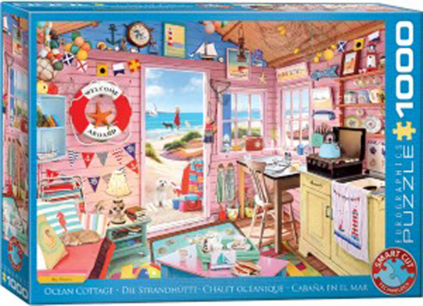 1000 Teile Puzzle Beach Cottage Ocean Cottage by Ray Powers